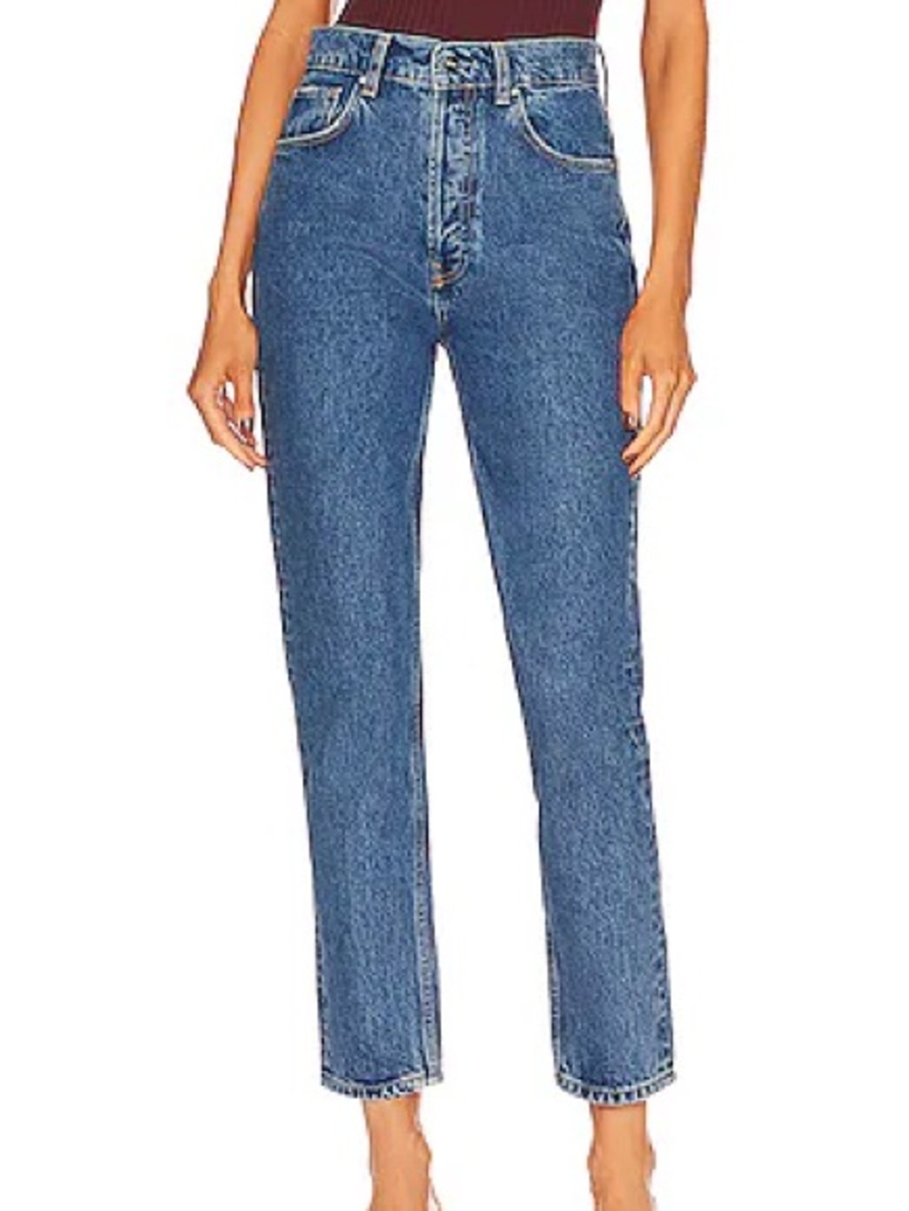 Anine Bing Sonya Denim Jeans Vintage Fit Straight Leg
